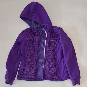 3/$15 Snozu softshell purple girl jacket, sz 10/12